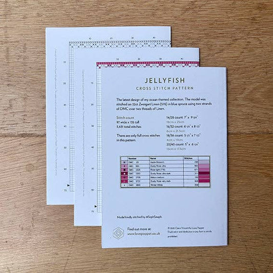 Jellyfish - Printed Chart by Love Poppet