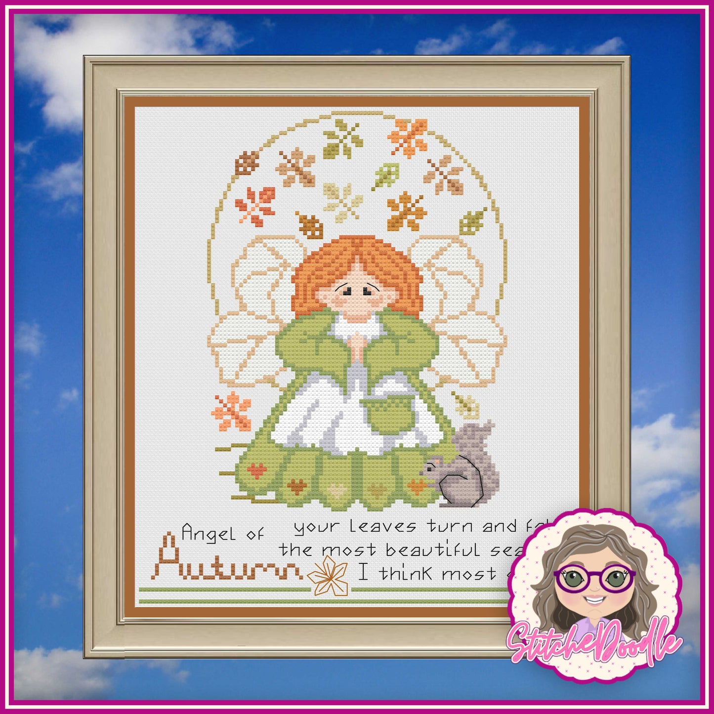 *NEW* Angels of the Seasons - Angel of Autumn PDF and Patternkeeper