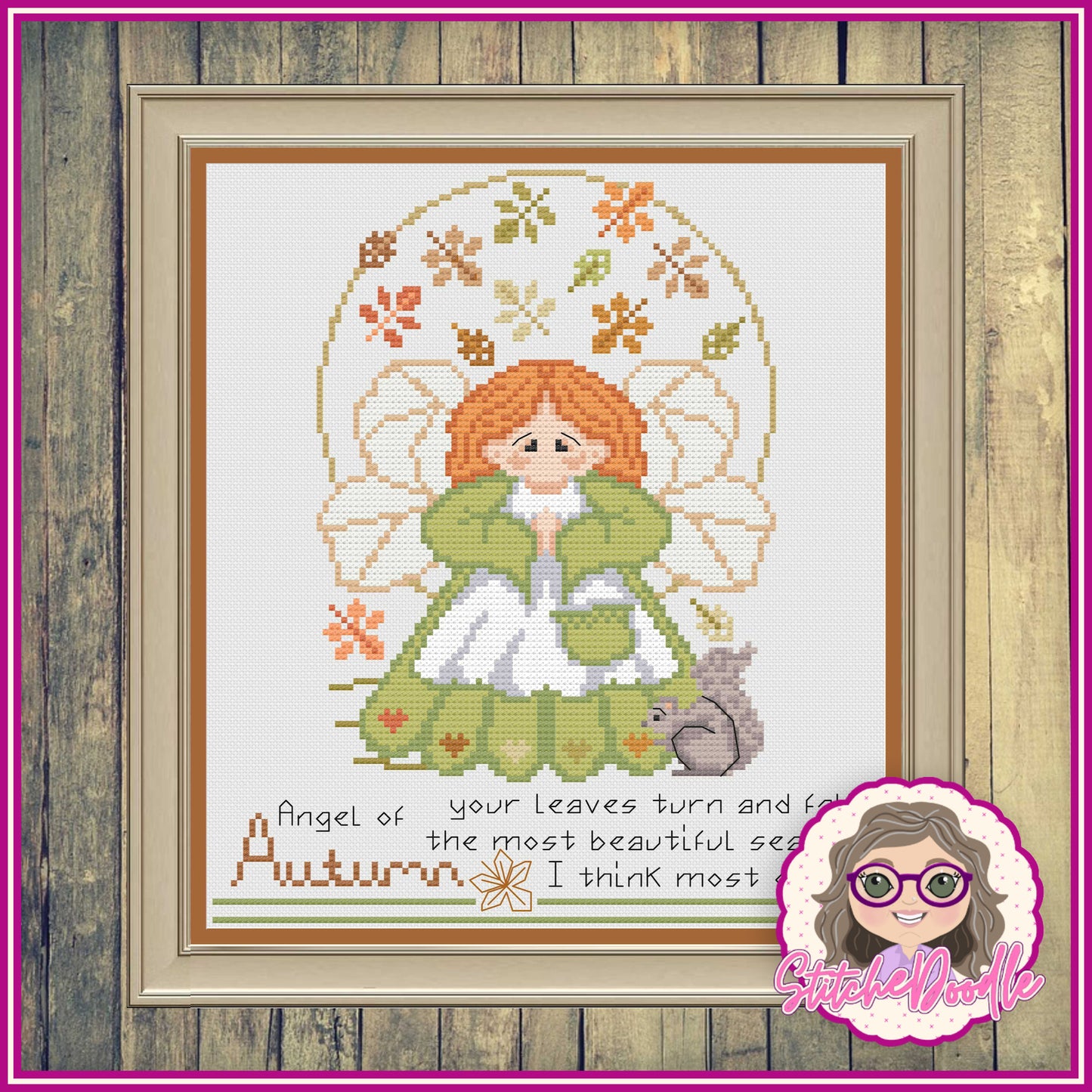 *NEW* Angels of the Seasons - Angel of Autumn PDF and Patternkeeper