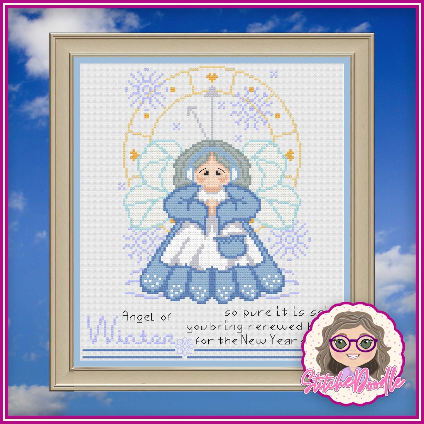 *NEW* Angels of the Seasons - Angel of Winter PDF and Patternkeeper