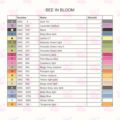 Bright and Beautiful Bee in Bloom - Digital Download