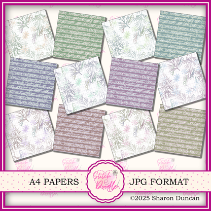 Between the Pages Paper craft kit: 42 Piece Card Making Kit (Digital Download)