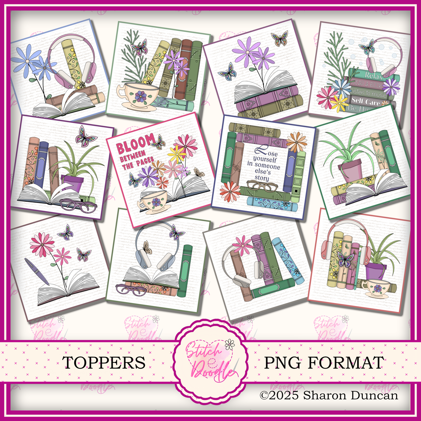 Between the Pages Paper craft kit: 42 Piece Card Making Kit (Digital Download)