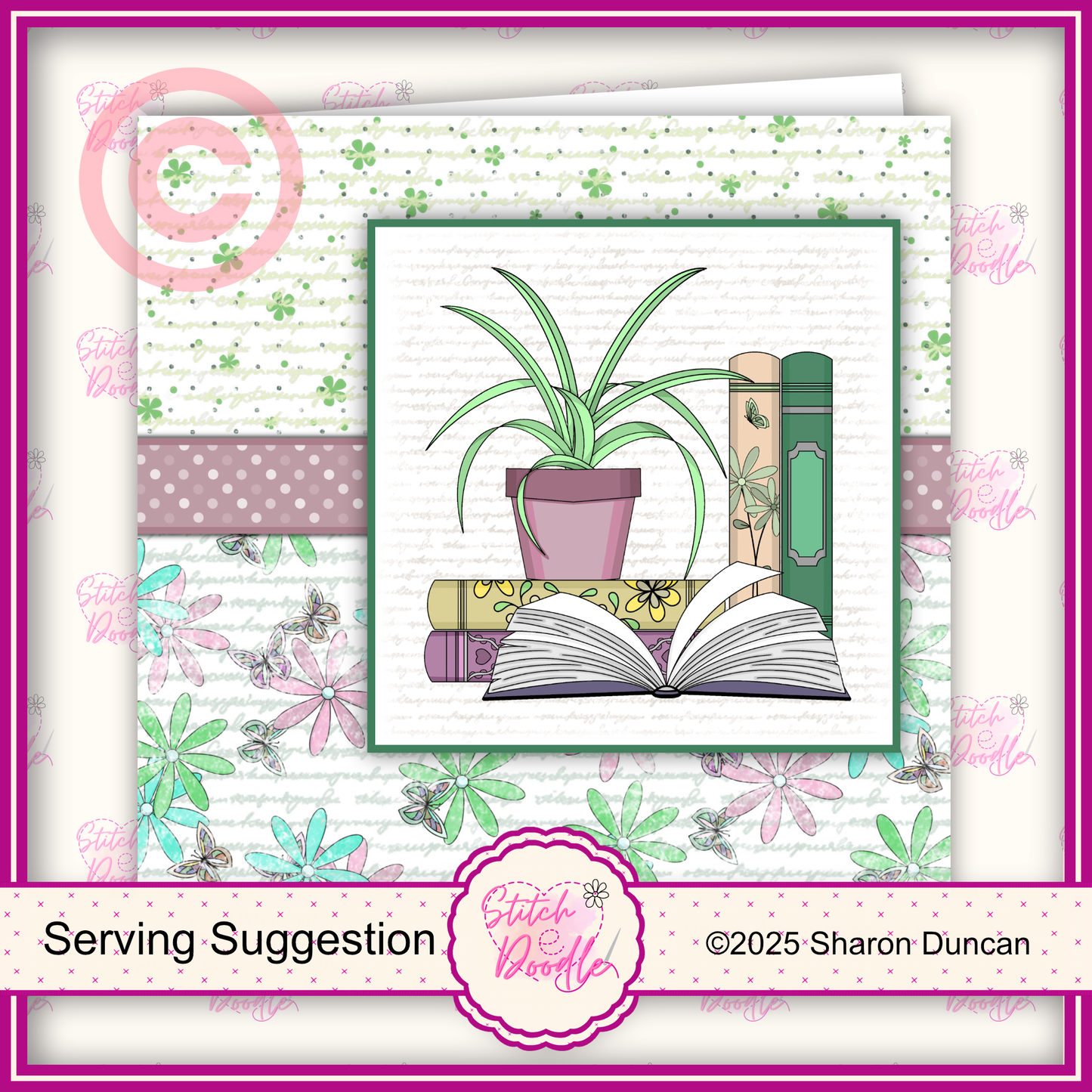 Between the Pages Paper craft kit: 42 Piece Card Making Kit (Digital Download)