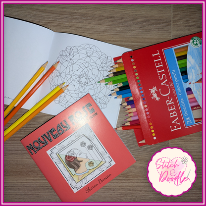 Colouring Bundle - 24 pencils & 2 colouring books