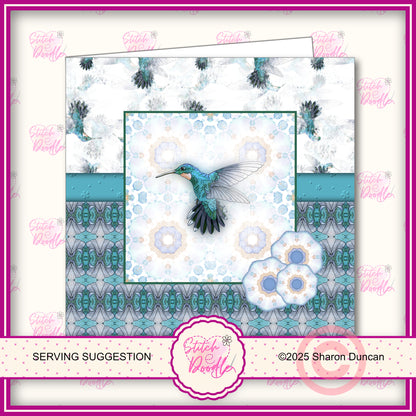 Hummingbird Paper Craft Kit: 40 Piece Card Making Kit (Digital Download)