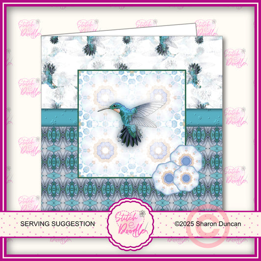 Hummingbird Paper Craft Kit: 40 Piece Card Making Kit (Digital Download)