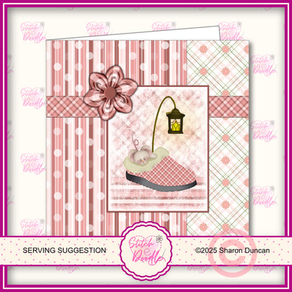 Tiddle Mouse Papercraft Kit: 52 Piece Card Making Kit (Digital Download)