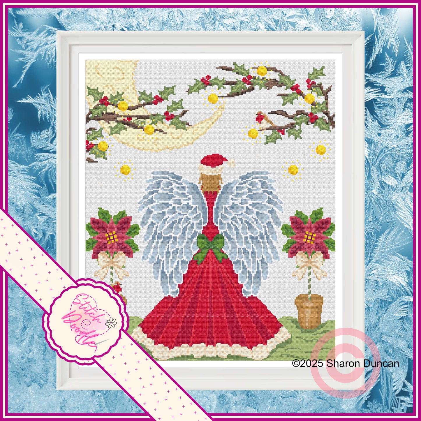 Festive Christmas Maiden - Digital Download