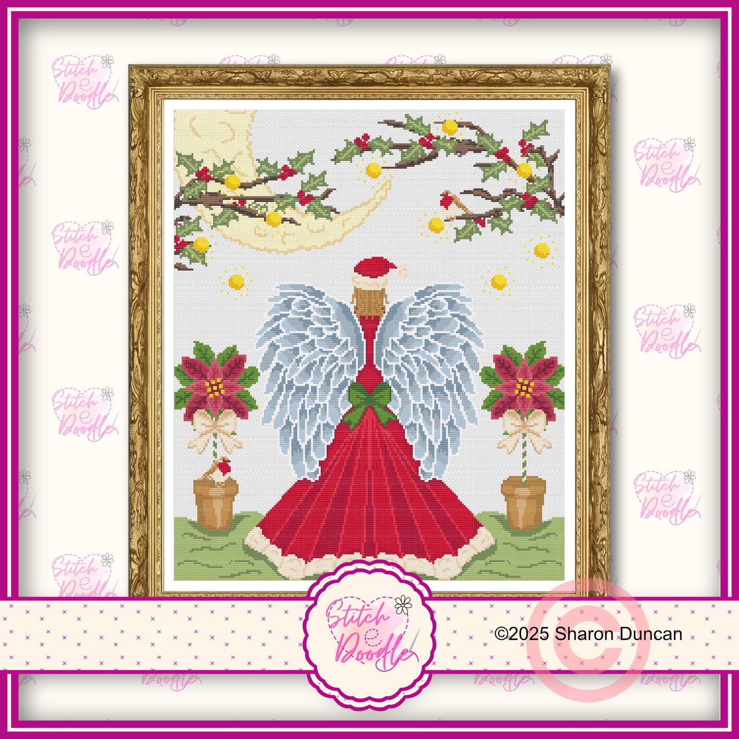 Festive Christmas Maiden - Digital Download
