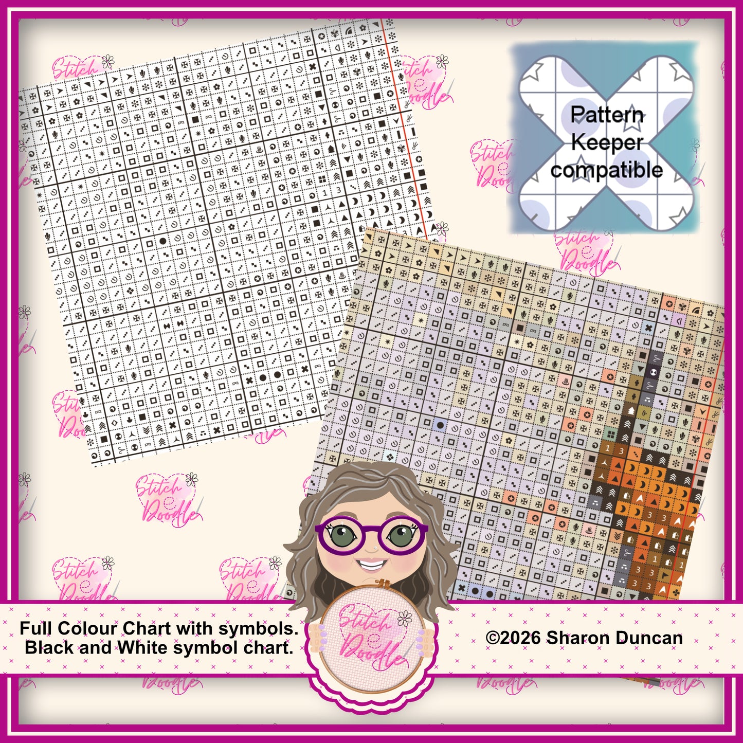 *NEW* Stitcher's Sampler - poetic cross stitch chart - PDF and Patternkeeper
