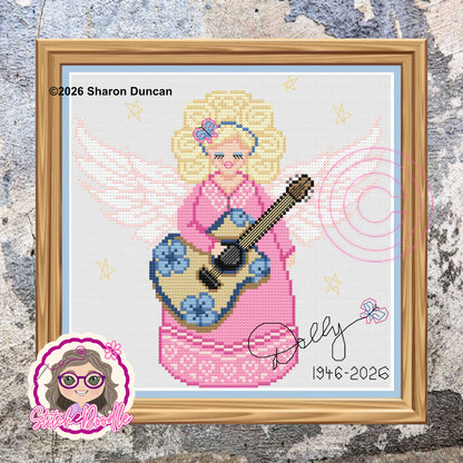 Dolly Angel : Dolly Parton Tribute Pattern Keeper Compatible (PDF Chart)