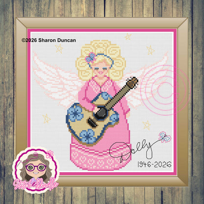 Dolly Angel : Dolly Parton Tribute Pattern Keeper Compatible (PDF Chart)