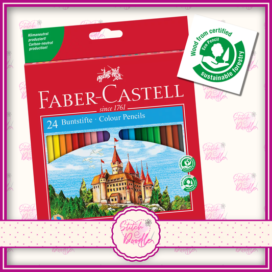 Faber-Castell - Classic Colouring Pencils Assorted Pack of 24