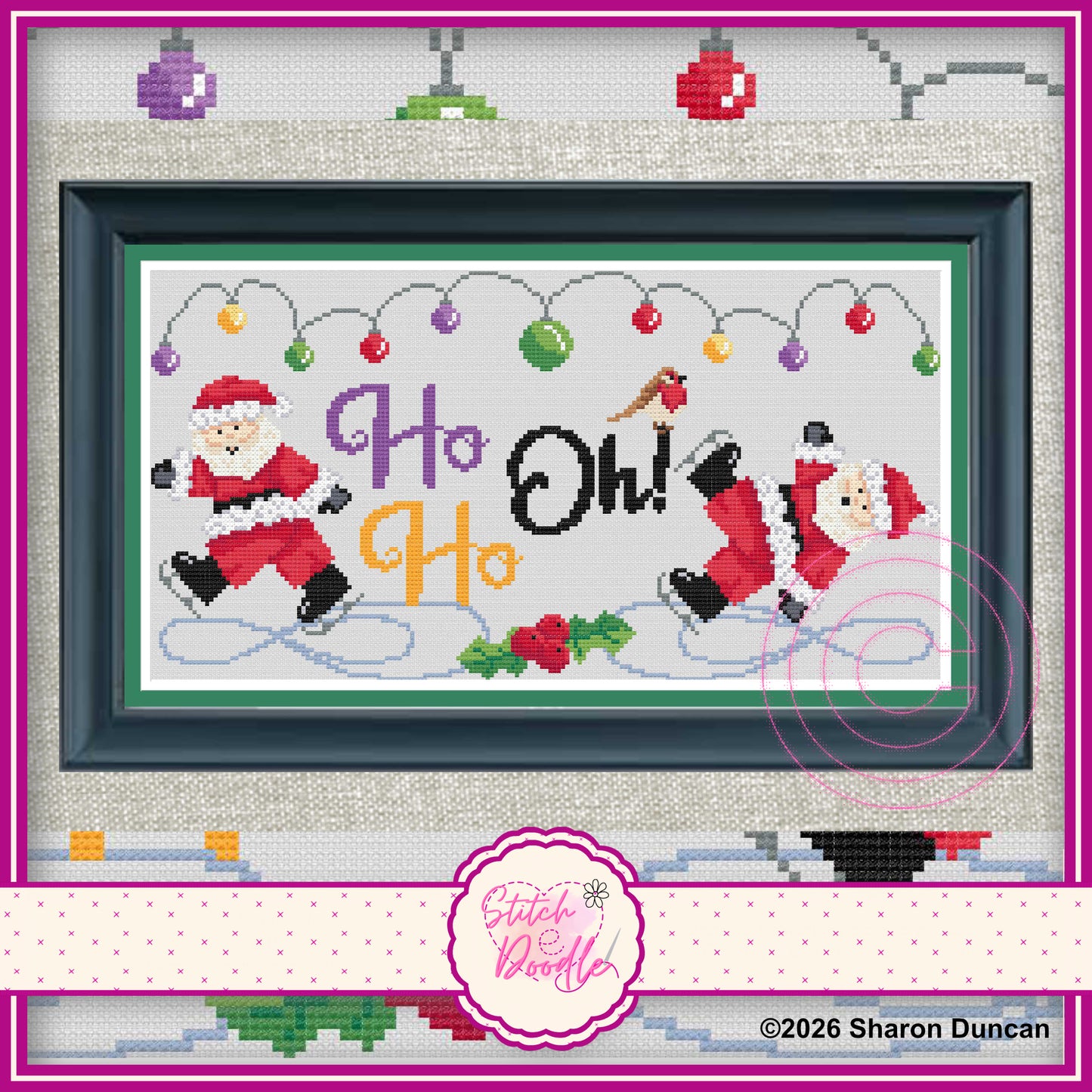 *NEW* Ho Ho Oh Skating Santa - Digital Download (PDF)