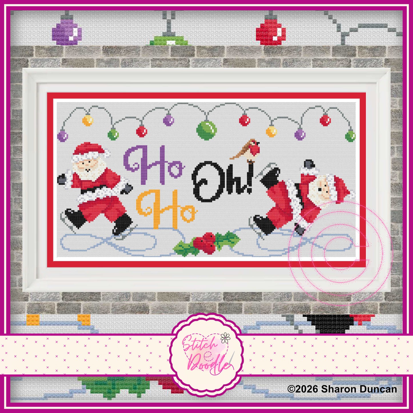 *NEW* Ho Ho Oh Skating Santa - Digital Download (PDF)