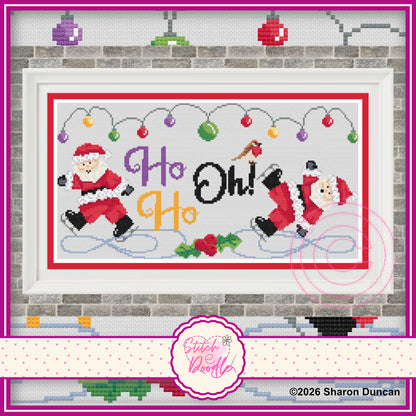 *NEW* Ho Ho Oh Skating Santa - Digital Download (PDF)