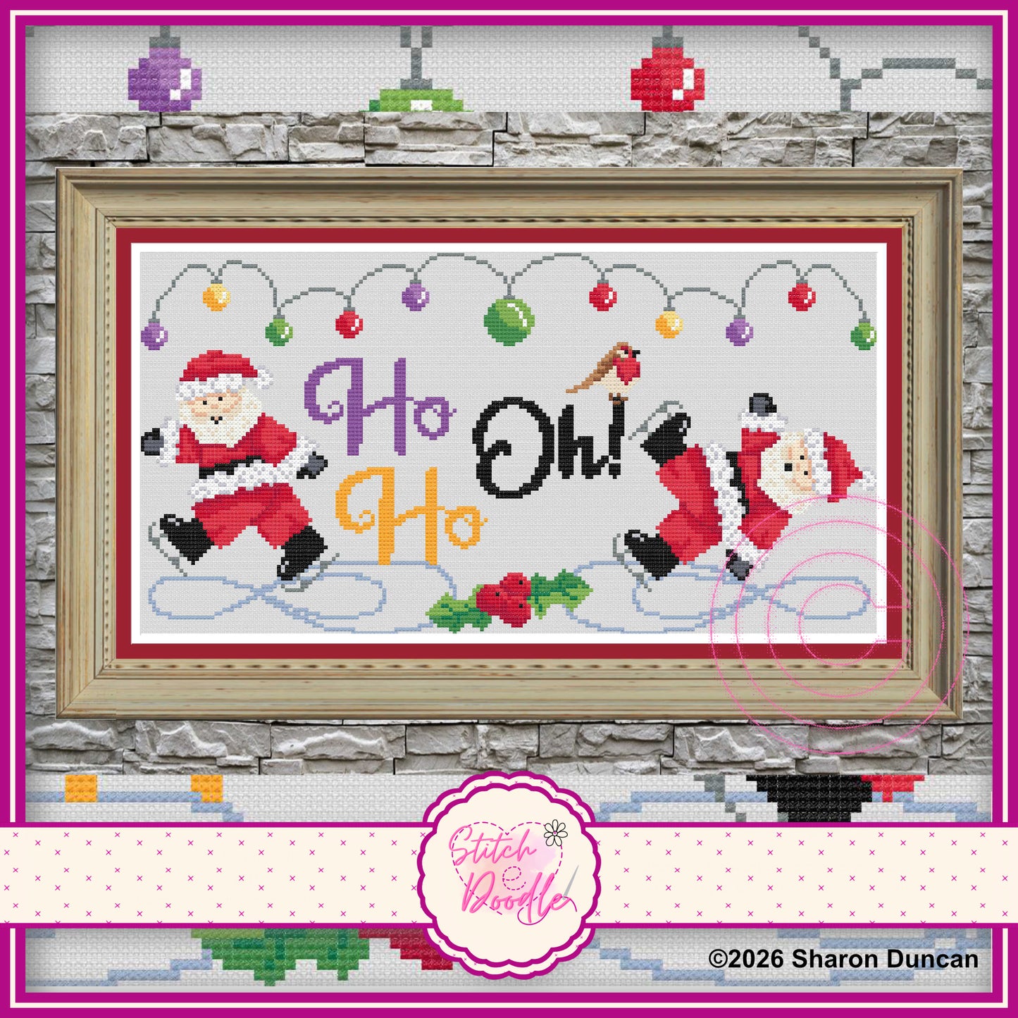 *NEW* Ho Ho Oh Skating Santa - Digital Download (PDF)