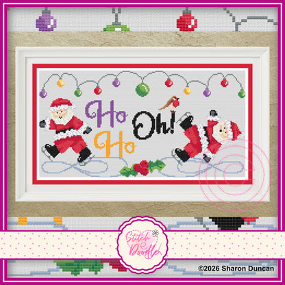 *NEW* Ho Ho Oh Skating Santa - Digital Download (PDF)