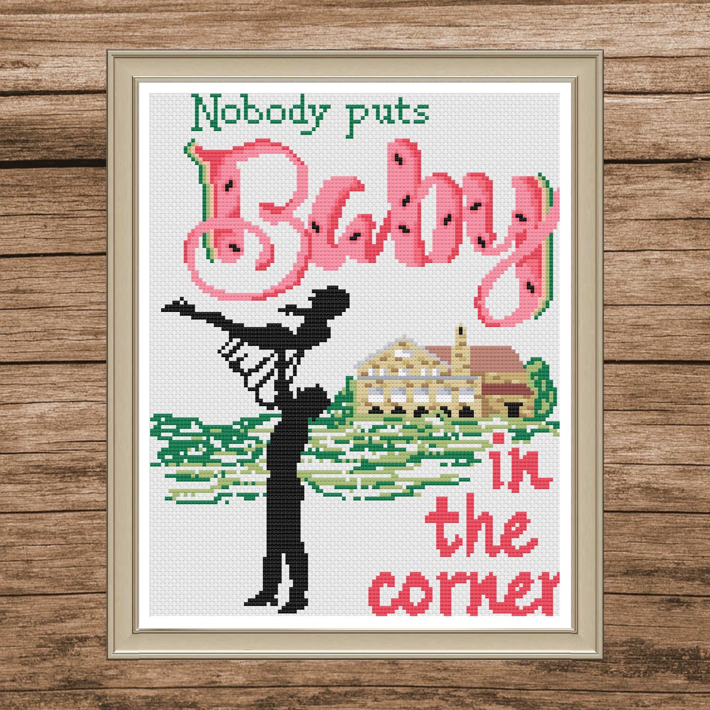 Nobody Puts Baby In The Corner - Movie Inspired - Set of 2 charts - Digital Download