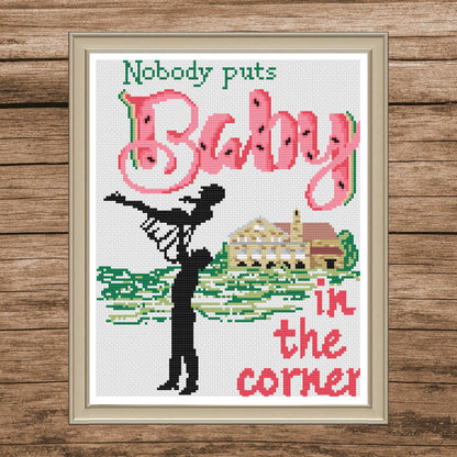 Nobody Puts Baby In The Corner - Movie Inspired - Set of 2 charts - Digital Download