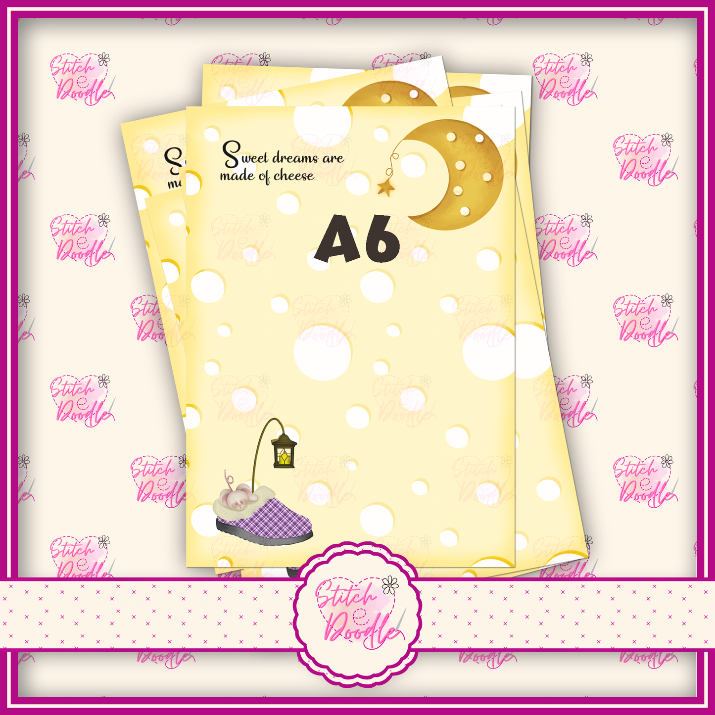 BOGOF Tiddle Mouse A5 Notepad - Get A6 Notepad FREE