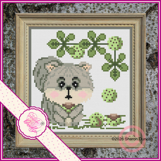 Nutty Nook Set of 2 Cross Stitch Charts Oakley and Nutkin - 120gsm Paper Chart Pack