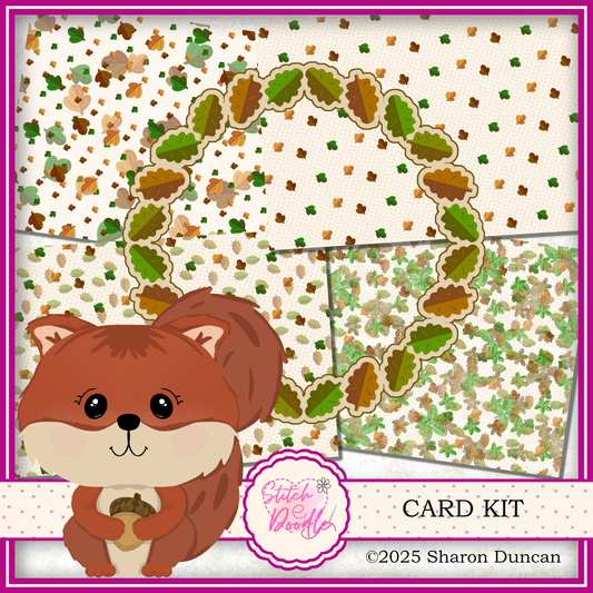 The Nutty Nook Paper craft kit: 48 Piece Card Making Kit (Digital Download)