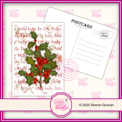 A5 Art Print/Postcard 6 Piece Collection - Pretty Paintbox Petals Set 1