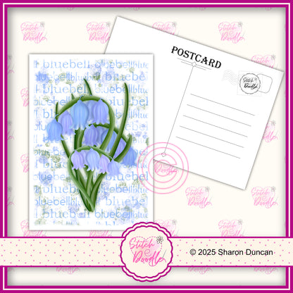 A5 Art Print/Postcard 6 Piece Collection - Vibrant Paintbox Petals Set 2