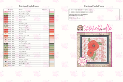 Poppy Sampler from the Paintbox Petals Collection - Digital Download
