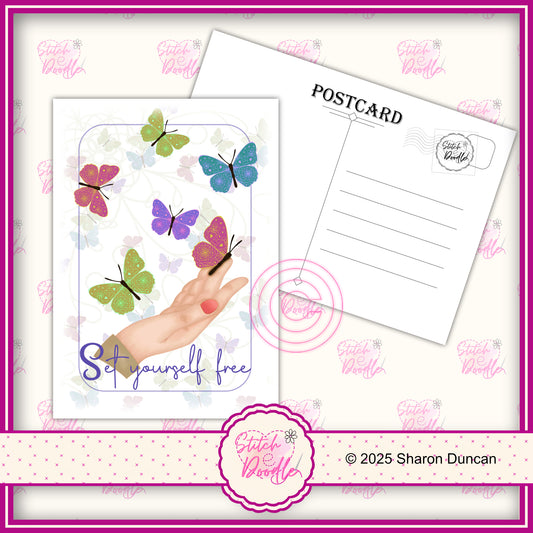 A5 Postcard Art Prints - Holding on - 6 Designs