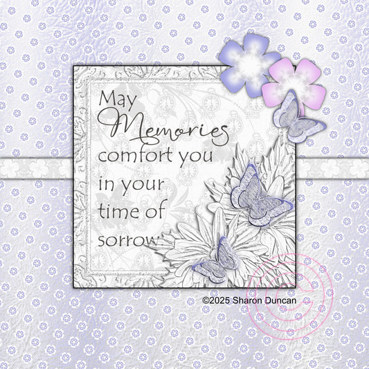 Silver Time Papercraft Kit: 43 Piece Card Making Kit (Digital Download)