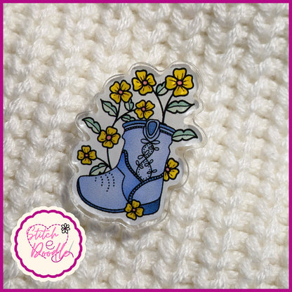 Western Boot Collectible Acrylic Pin  HALF PRICE
