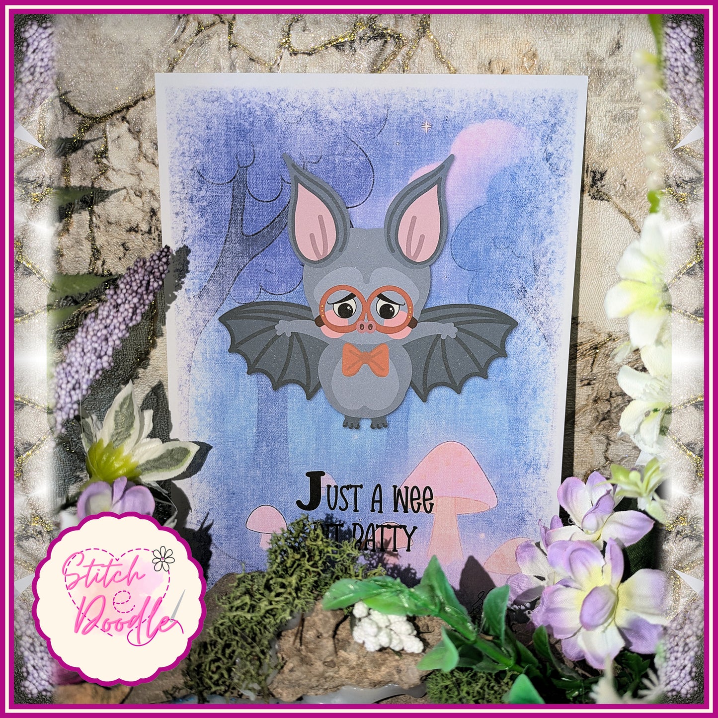 A5 Art Print/Postcard 6 Piece Collection - Too Cute To Spook - set 1