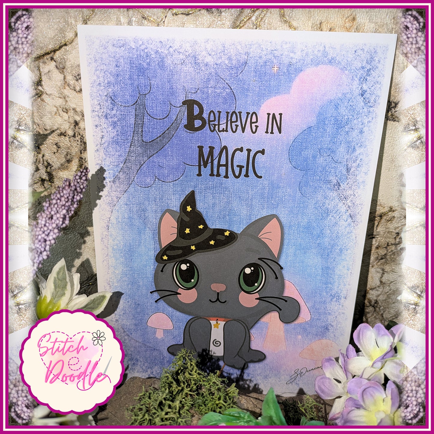 A5 Art Print/Postcard 6 Piece Collection - Too Cute To Spook - set 1