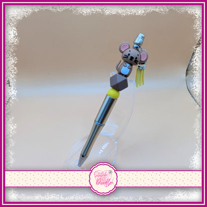 Tiddle Mouse Handmade Beaded Pen with Tassel - Ideal Gift