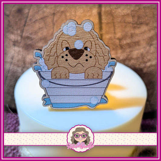 Bailey's Bath Time Collectible Wooden Pin - Cocker Spaniel