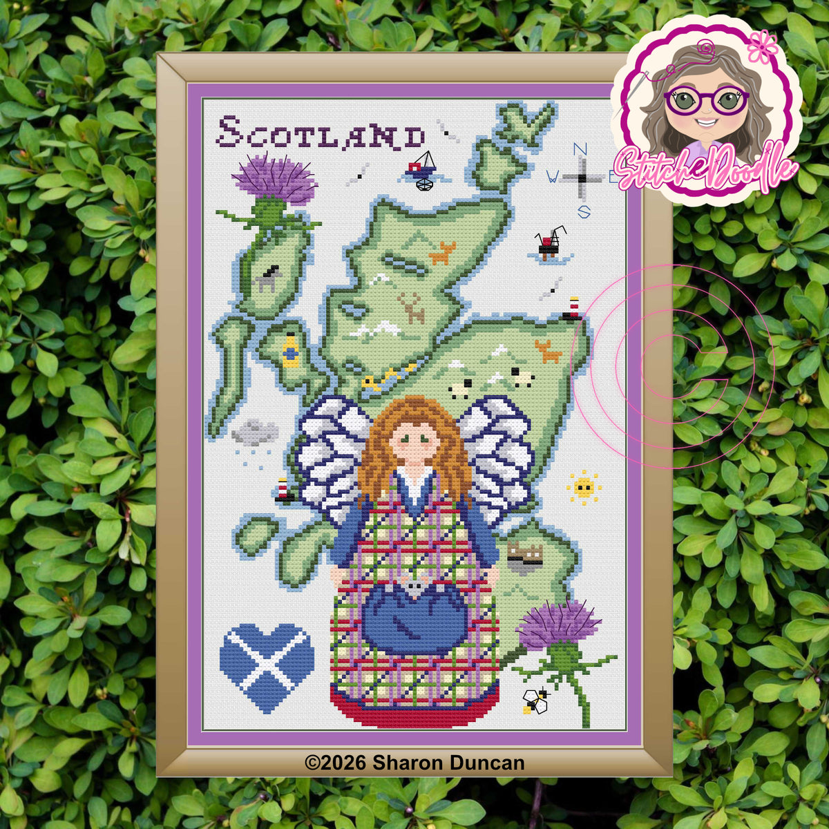 Scotland's Angel : Pattern Keeper Compatible (PDF Chart)
