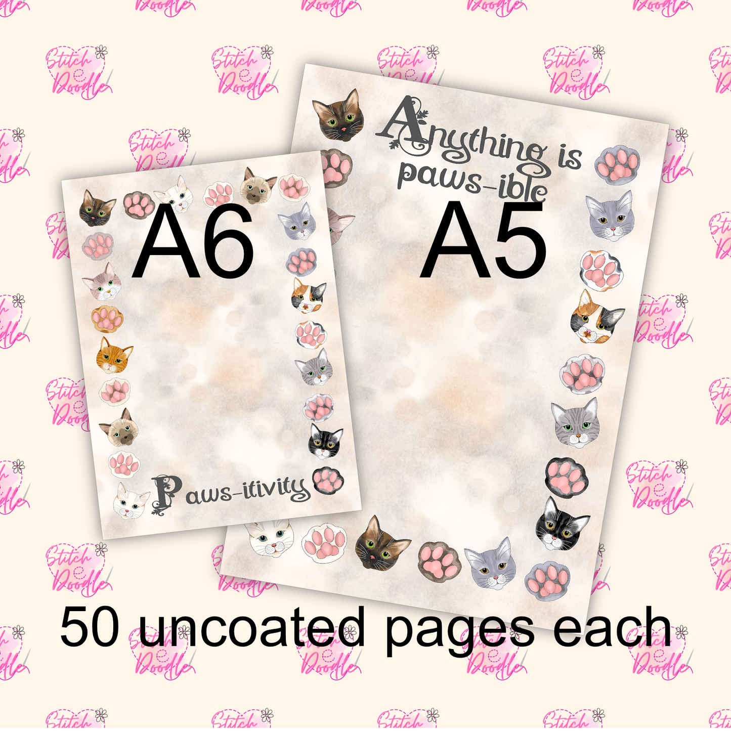 BOGOF Toe Beans A5 Notepad - Get A6 Notepad FREE