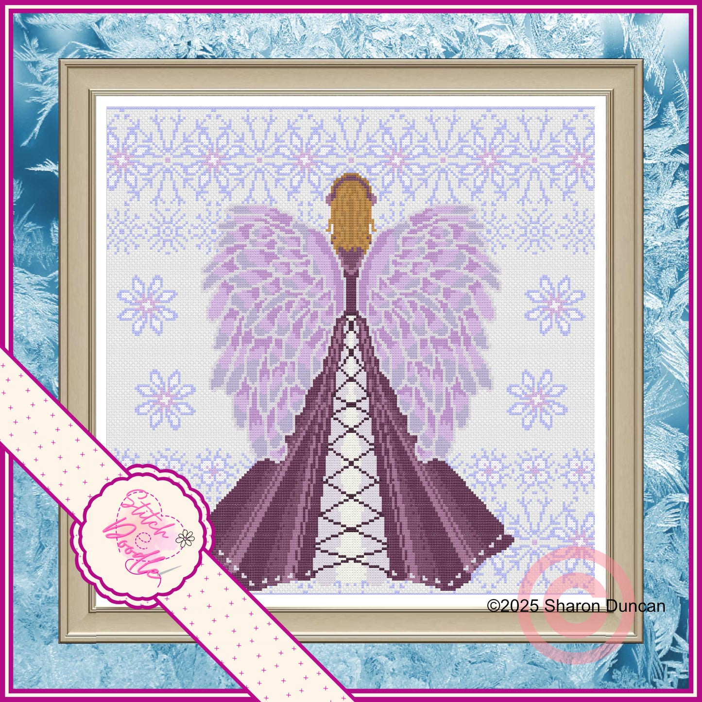 Frosty and Beautiful Winter Maiden - Digital Download
