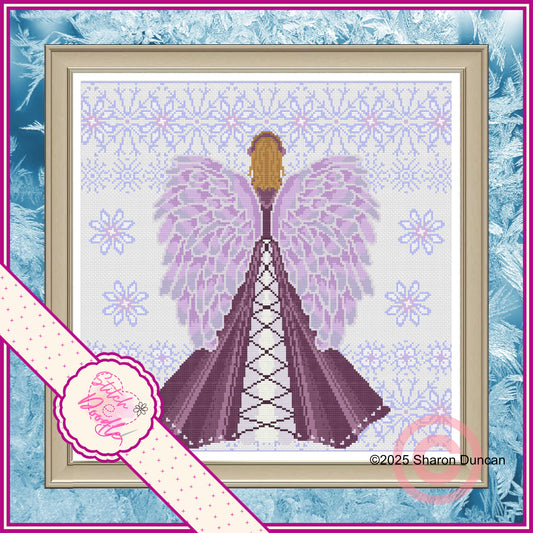 Cross Stitch Chart - Winter Maiden - Digital Download
