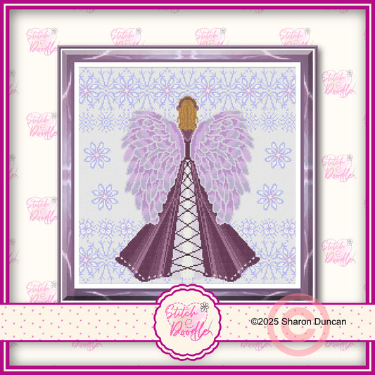 Cross Stitch Chart - Winter Maiden - Digital Download