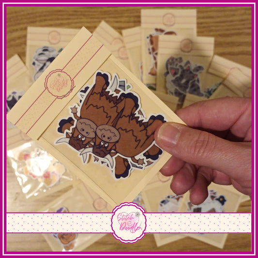 HIGHLAND COO Glossy Vinyl Sticker Packs. 14 stickers per pack. Cute, Fun and Durable. Decorate journals, planners & more..