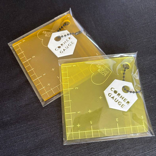 3 inch Corner Start Gauge: Bright Yellow