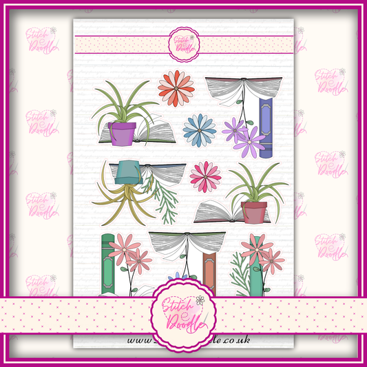 Sticker Sheet - Between the Pages Books - 10 stickers