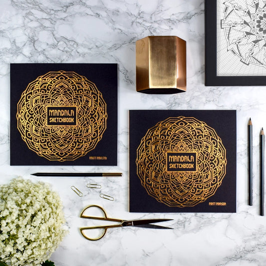 Mandala Sketchbook - Create Your Own Unique Mandala Designs. Mindful Drawing.