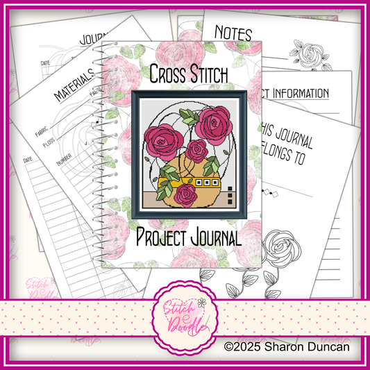 Cross Stitch Project Journal.  Keep your WIPs, UFOs and New Starts organised.