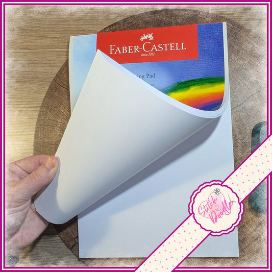 Faber-Castell Sketch Pad A4 - 100 pages - White, extra strong drawing paper