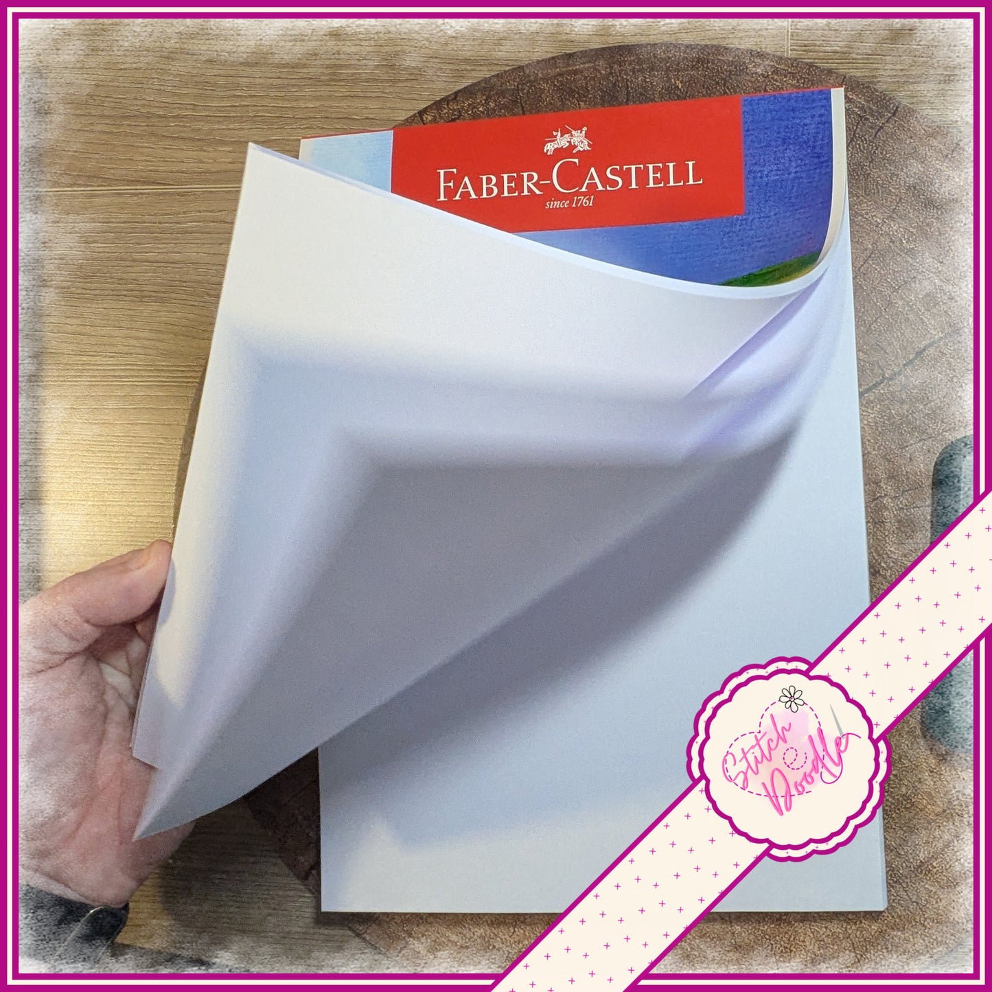 Faber-Castell Sketch Pad A4 - 100 pages - White, extra strong drawing paper